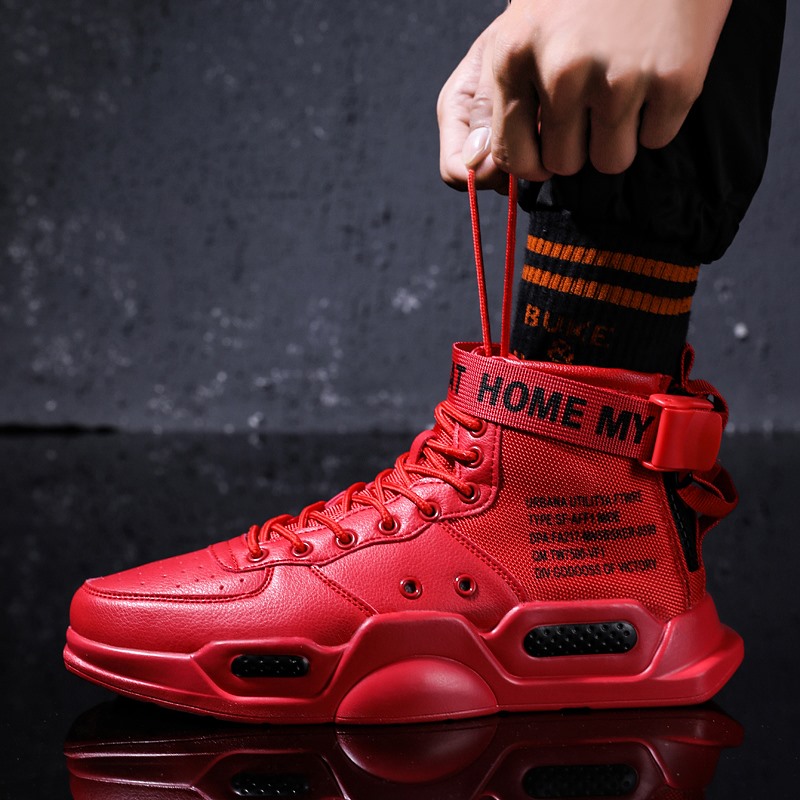 18118-Men's High Top Fashion Sneakers Walking Shoes Athletic Casual Shoes Fashion Sports Fashion Men's Shoes