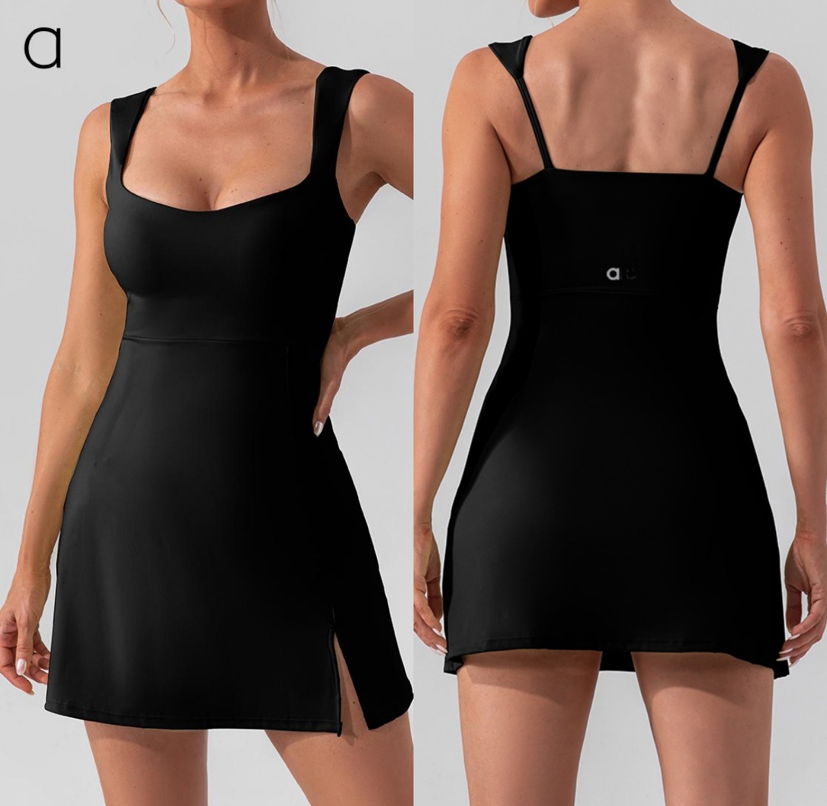 A154 Womens Dress Sexy Suspender Fashion Yoga women Top Dress Outdoor Golf Sports Elastic Tight Skirt