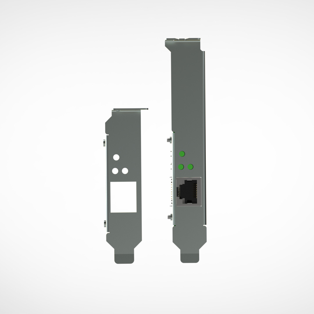 Adaptive Speed Display PCIe Gigabit Ethernet Adapter for Windows/Linux - No Driver Installation Required