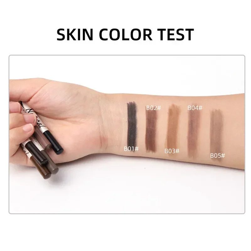 1PCS Hard core eyebrow pencil thin eyebrows with eyebrows 12 pieces five colors with distinct roots 250625