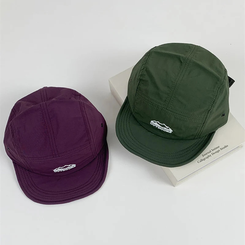 Japanese Breathable Short Brim Baseball Cap Men Women Quickdrying Foldable Soft Hiphop Caps Summer Outdoor Camping 5sided Hat 250624