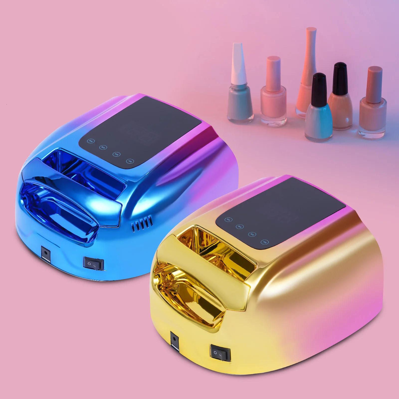 Professional Rechargeable 96W UV LED Portable Cordless UV Light for Nail Lamp Machine 4 Timer Setting 250625