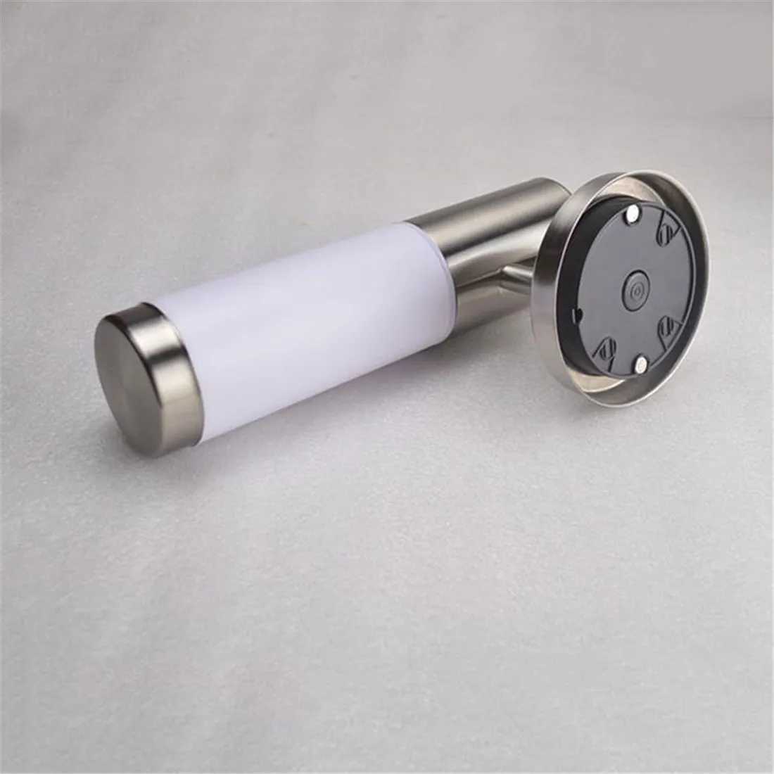 Outdoor led Wall Light Silver Stainless steel + Milky Lampshade Waterproof Outdoor Porch Lamp E27 LED applique murale luminaireXJ250624