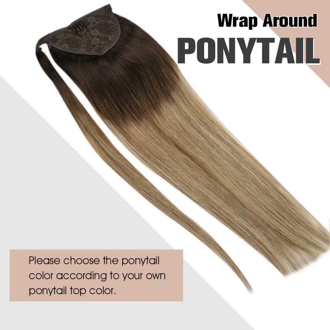 synthetic hair chipin hair extension pony tail heatresistant straight hair with ponytail extensions long ombre