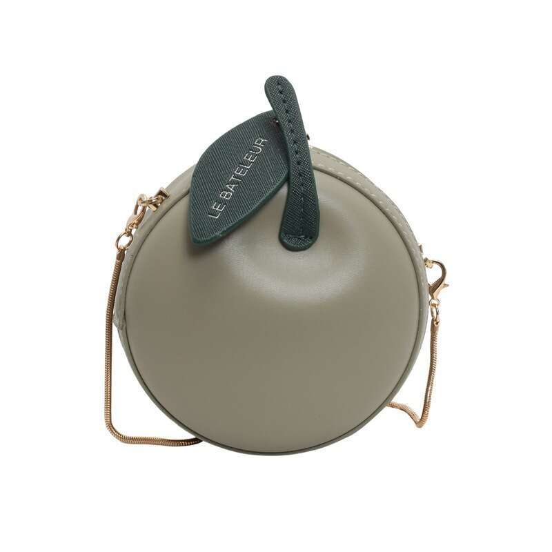 Summer Fresh Cute Women's Small Round 2024 New Niche Chain Mini Solid Color Crossbody Bag Trend