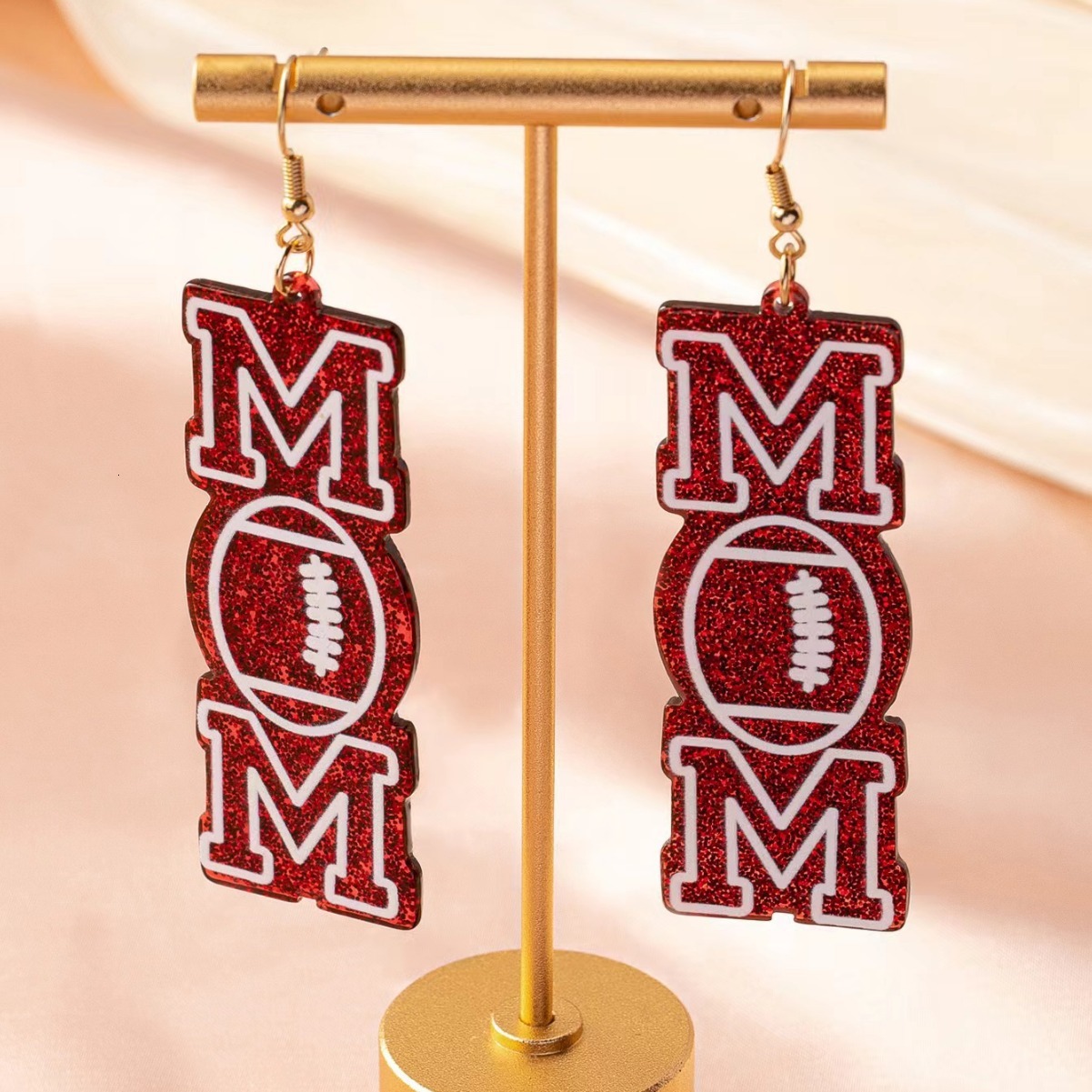 Accessories 1 Pair Acrylic MOM Mother's Day Celebration Earrings