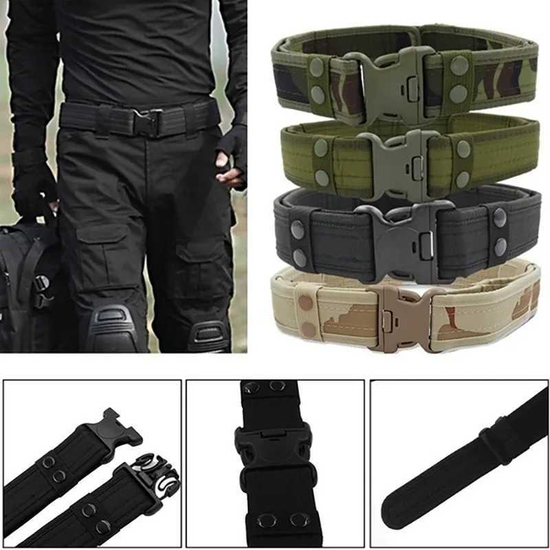 Equipment Knock Off Belt Mens Heavy Duty US Soldier Combat Tactical Belts Sturdy Nylon Waist Strap 5cm Width W250625