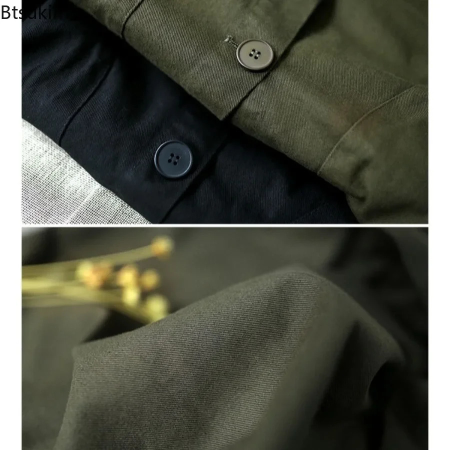 Fashion Korean Style Hooded Jacket for Women Loose Casual Big Pockets Trench Coats Ladies Retro Mid-length Jacket Oversized 250625