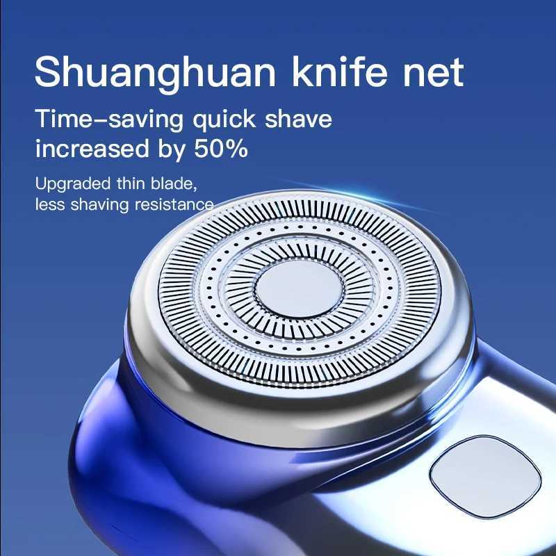 Travel Electric Shaver For Men Use For Face Legs Arms Mini Pocket-sized Portable Rechargeable Face Beard Razor Ideal For Outdoor W250625