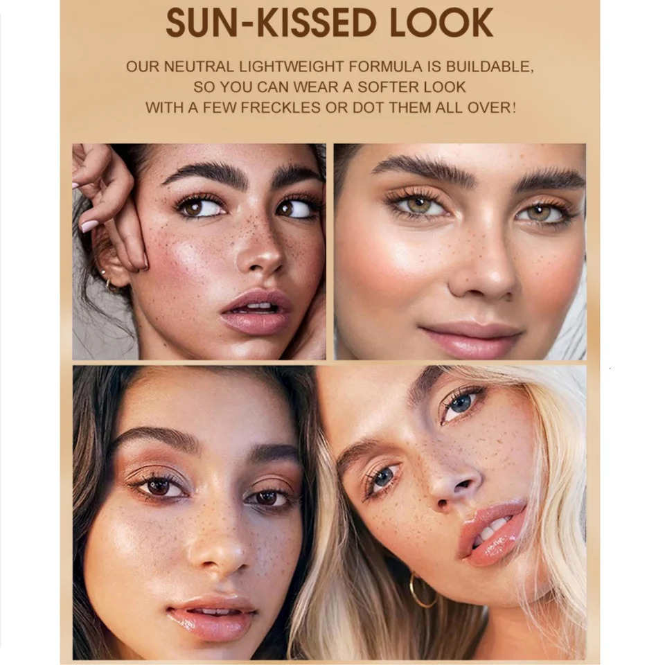 HANDAIYAN Natural Fake Freckle Pen Quick-Drying Waterproof Spot Pencil Makeup Tool for Facial Lifelike Fake Freckles Cosmetics 250625