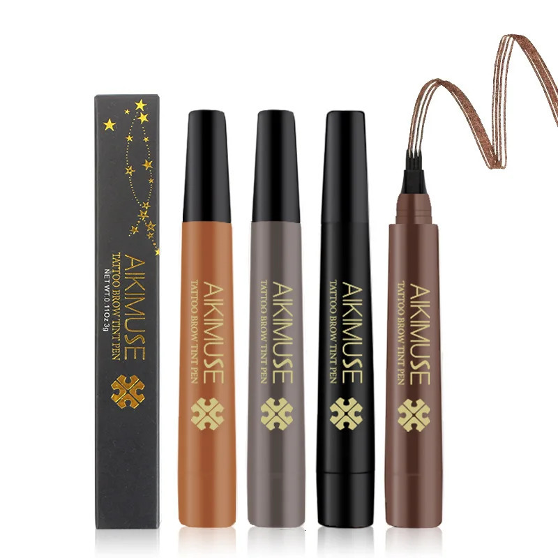Tattoo Brow Tint Pen Natural Eyebrows Waterproof Sweatproof Lasts Up To 12 Hours Easy To Use Soft And Smooth 4 Colour 250625