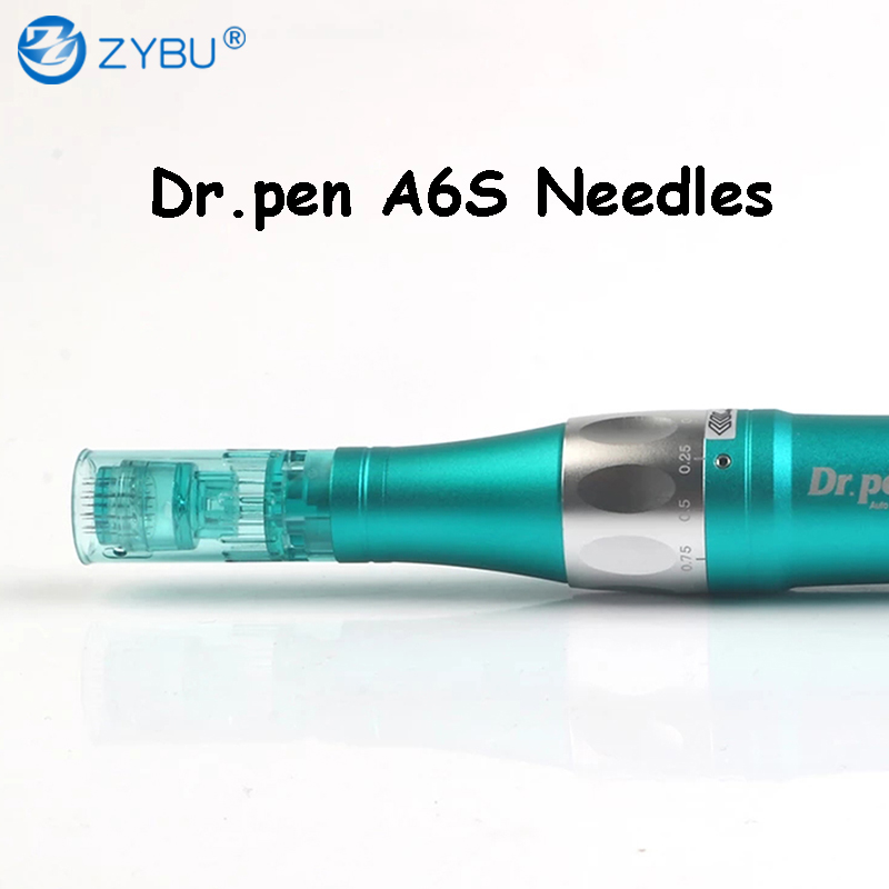 100pcs Dr pen A6S needles cartridge microneedle Nano tip replacement dermapen cartridges needling Meso Derma Pen 11/16/24/36/42 Pins 3D 5D