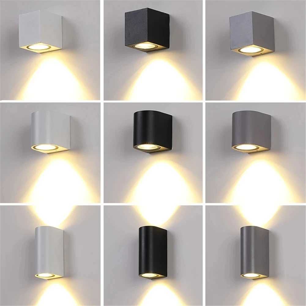 5W 10W LED Outdoor Wall Lamp Waterproof IP65 Porch Garden Light Indoor Bedroom Living Room Balcony Home Lighting LED Wall Sconce XJ250624