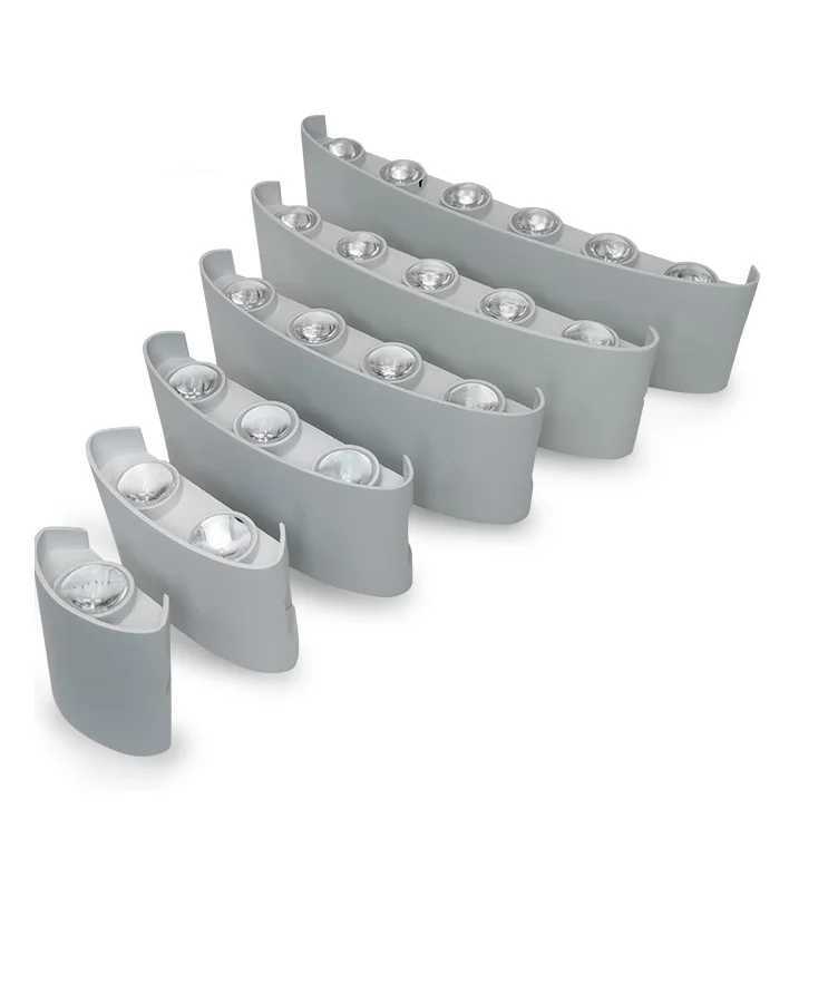 LED Wall Lamp Led Aluminium Outdoor Indoor IP65 Up Down White Black Modern For Home Stairs Bedroom Bedside Bathroom LightXJ250624