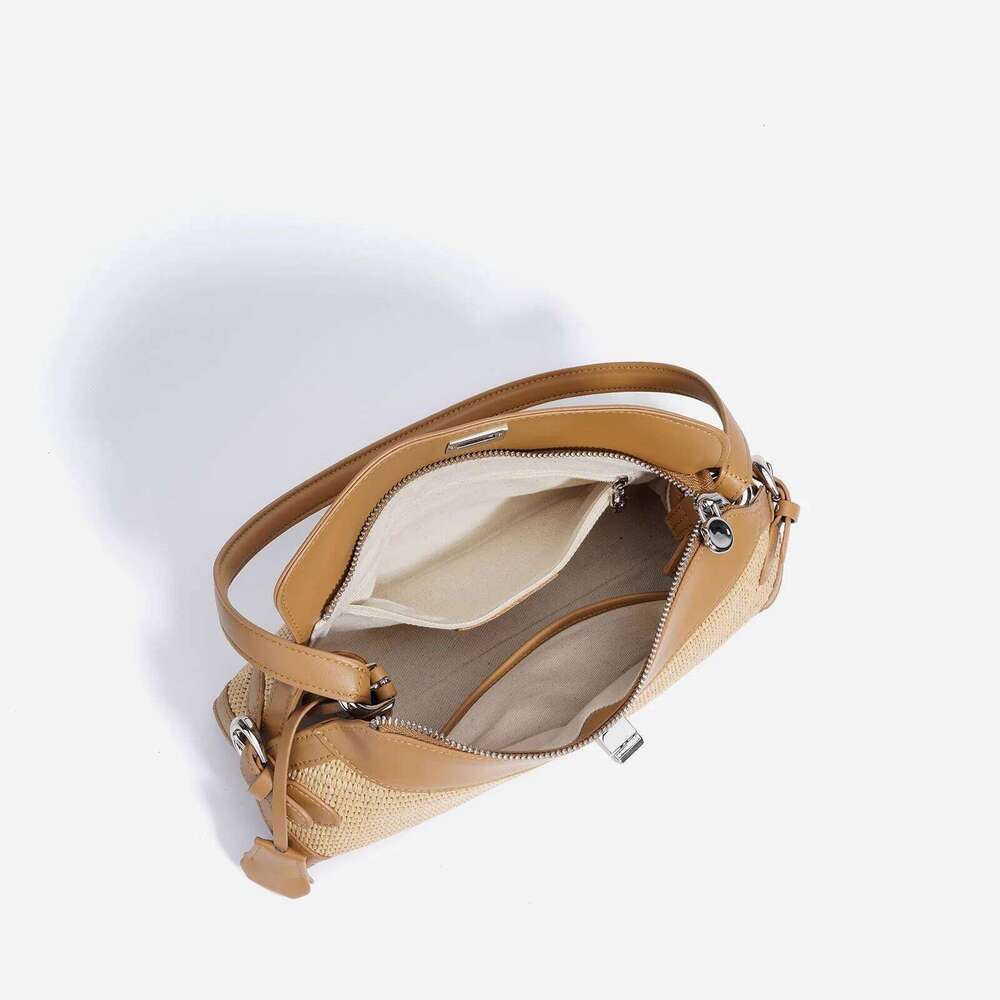 Luxurious Design Bags 2025 Handwoven Straw Beach Bag Large Capacity Crossbody Shoulder Tote Minimalist Summer Vacation Essentials Fashion Design