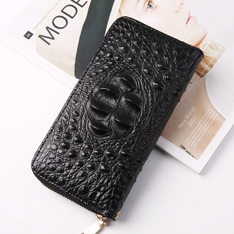 Free Shipping 2025 New Designer Bag Crocodile Pattern Unisex Clutch Bag Casual Business Wallet Large Capacity Unisex Clutch Bag Cross-border Exclusive