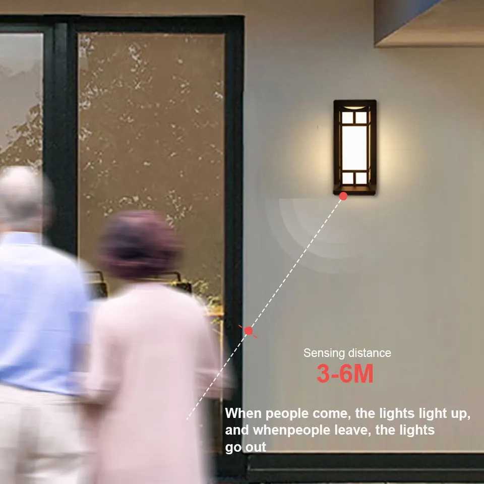 Led Outdoor Wall Light Waterproof IP66 Led Outdoor Lighting Porch Lights Balcony Garden Lights Outdoor Wall LampXJ250624