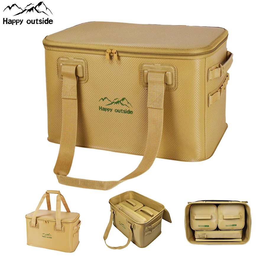 35L Large Capacity Waterproof Foldable Backpack - Ideal for Hiking, Camping, and Outdoor Adventures Sahara Khaki