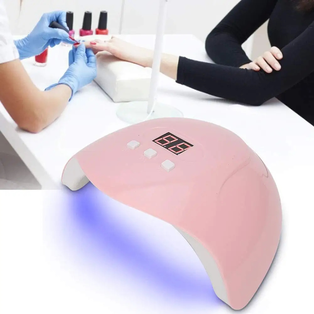 LINMANDA Professional Nail Lamp with 3 Timer Presets Auto Sensor Gel Polish Nail Dryer Curing Lamps for Manicure Home and Salon 250625