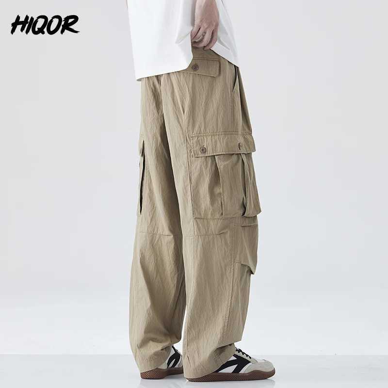New Straight Mens Pants Baggy Casual Comfortable Stretch Trousers Male Wide Fashion Korean Pants Streetwear Y2K Solid Trousers X250625