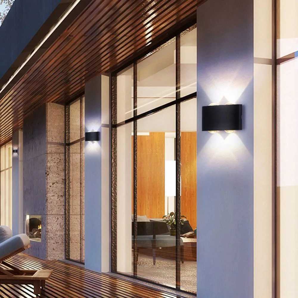 IP65 RGB LED Wall Lamp Outdoor Waterproof Garden Lighting Aluminium 2W 6W 8W 10W 12W Indoor Bedroom Living Room Stair Wall LightXJ250624