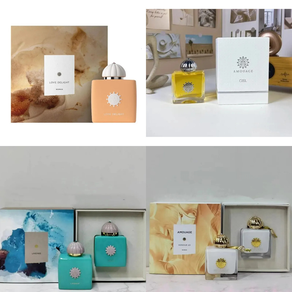 Senior Advanced Designer Perfume Amouage Interlude Honour 100Ml For Men Women Love Delight Fragrance Eau De Parfum Long Lasting Smell Quality Cologne