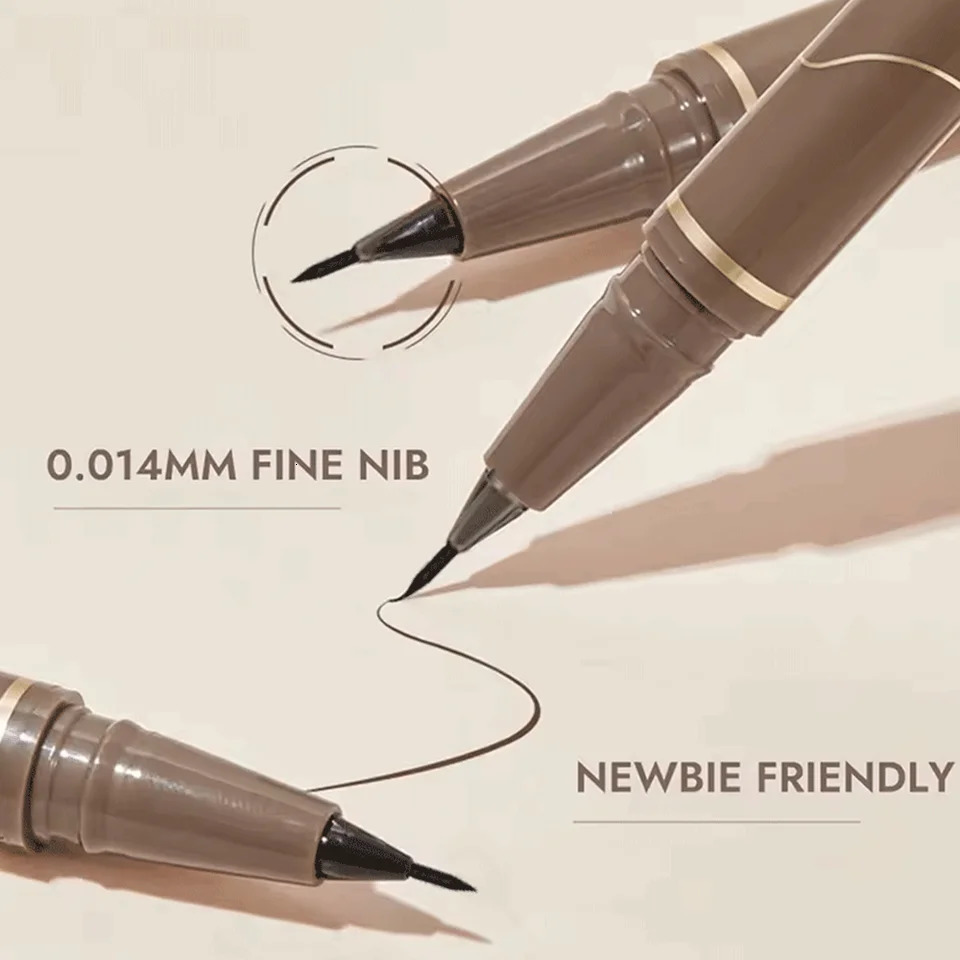 The 4-color fine eyeliner is soft and durable easy to apply makeup on fine quick-drying long-lasting eyeliner waterproof 250625