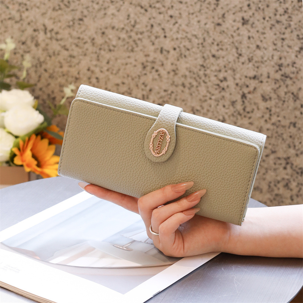 Designer Wallet Wallet Women Unisex Everyday Use Modern Classic Faux Leather Leather Wallet Mini Snap White ID Window Multiple Card Slots Coin Purse S
