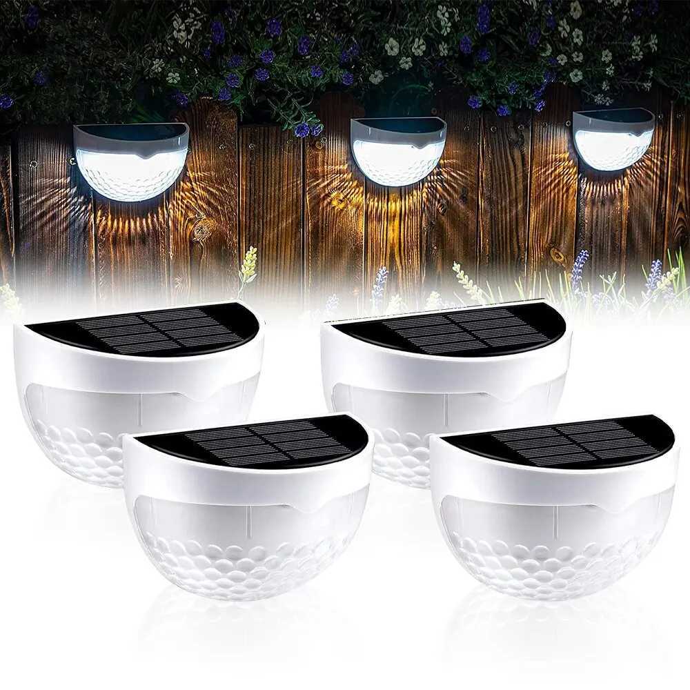 LED Solar Fence Lights Outdoor Waterproof Wall Lights Corrugated Lights for Fence Terrace Garden Path Decorative Lights XJ250624