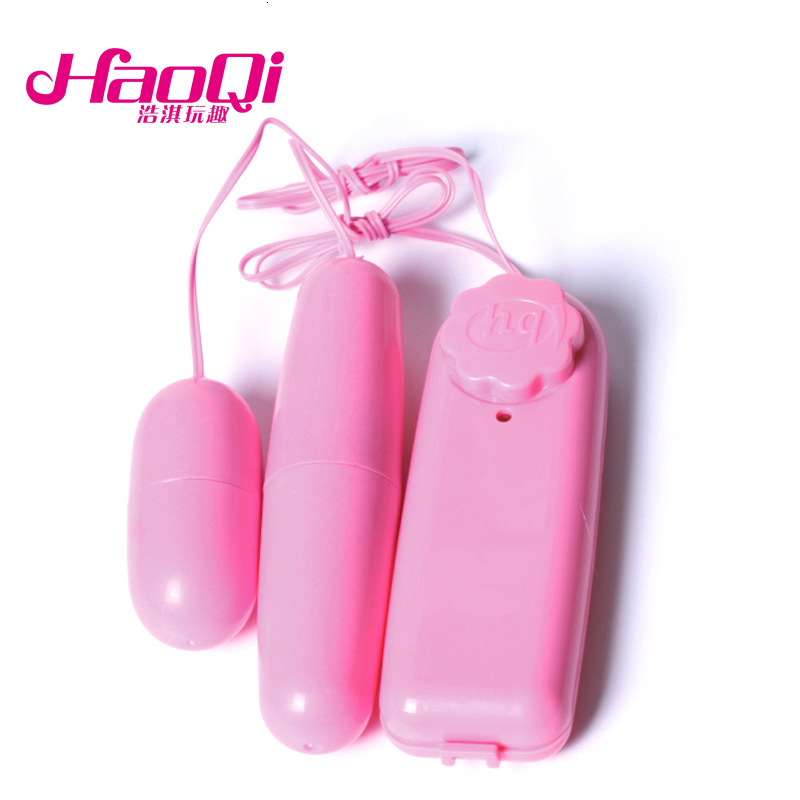 Sexy Long and Short Device Female Masturbation Remote Control Double Vibrator