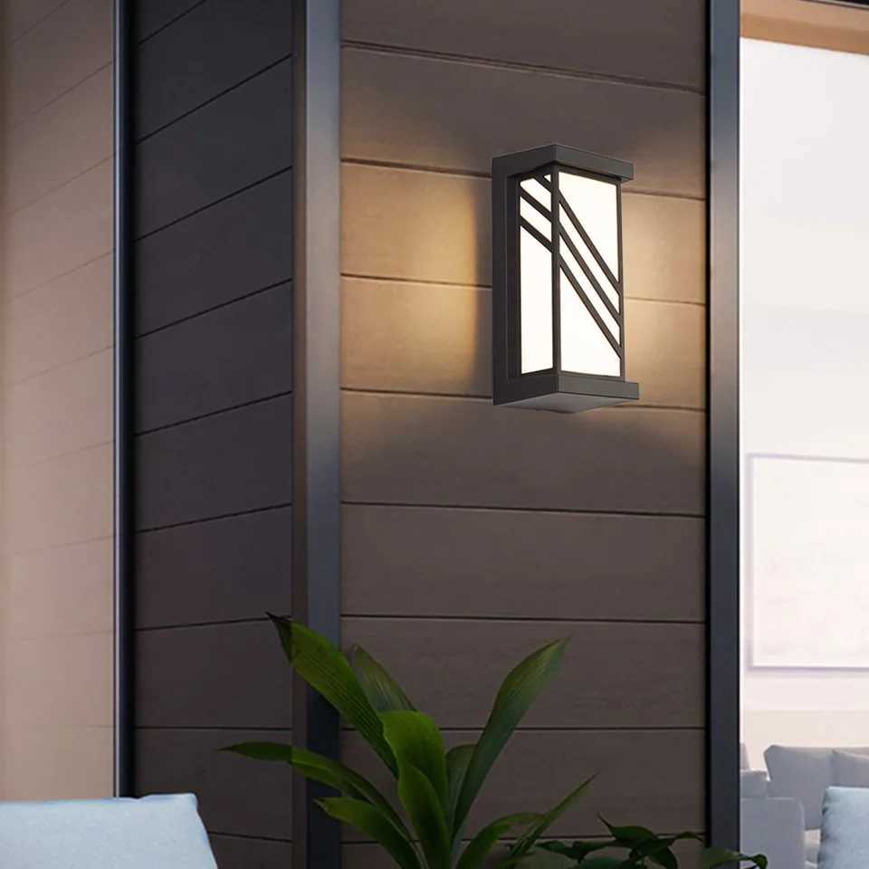 Led Outdoor Wall Light Waterproof IP66 Led Outdoor Lighting Porch Lights Balcony Garden Lights Outdoor Wall LampXJ250624