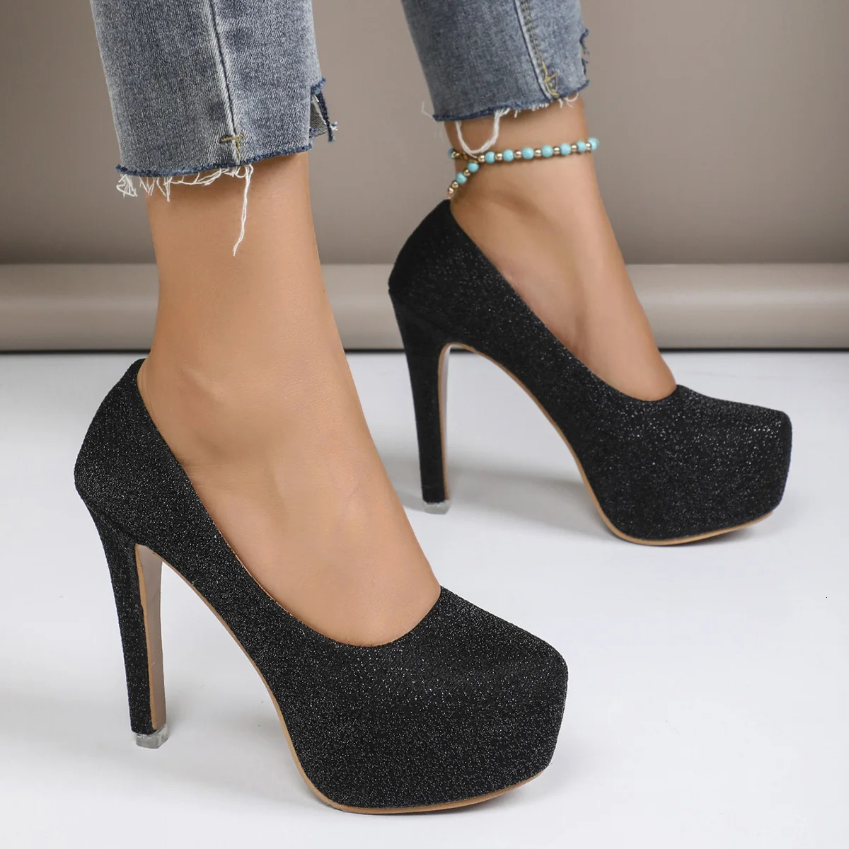 Women Pumps Stiletto Sexy High Heels Women Summer Casual Plus Size Pumps Platform Wedding Shoes Zapatos De Mujer 250624
