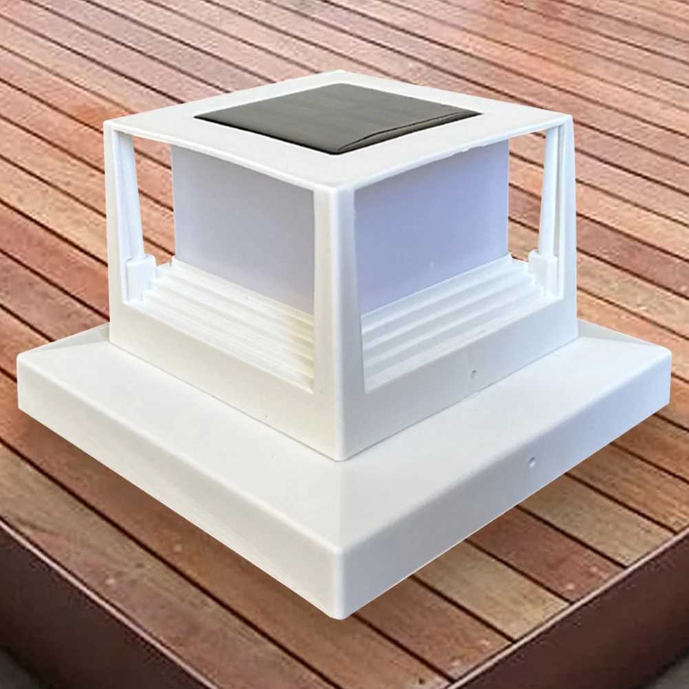 Solar Post Lights Waterproof Fence Light Solar Post Cap Lights Outdoor Lights Patio Fence Gate Street Lamp for Fence Deck Patio XJ250624