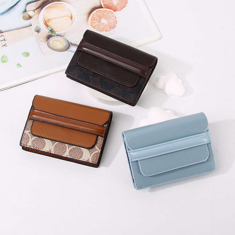 for Women High-End New Multi-Card Slot Compact Wallet ID Storage Coin Purse Women's Large Capacity Card Holder