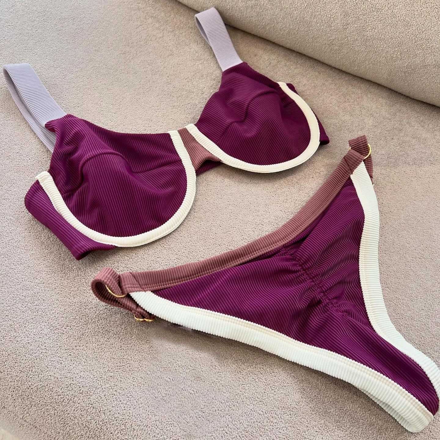 Push Up Bikinis Sexy Swimsuit Women Swimwear Micro Bikini Set Low Waisted Swim Suit Patchwork Beachwear Brazilian Biquini Female XJ250624