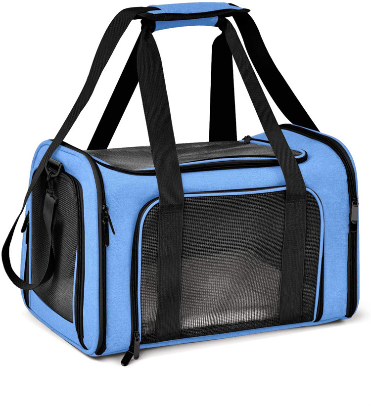 foldable hand-held large capacity, two small pets, outdoor bag, cat bag