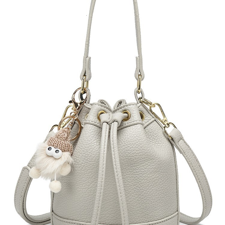 DHwanglijia designer bags 2025 for Women Fashion Versatile Bucket Crossbody Shoulder Drawstring Bag