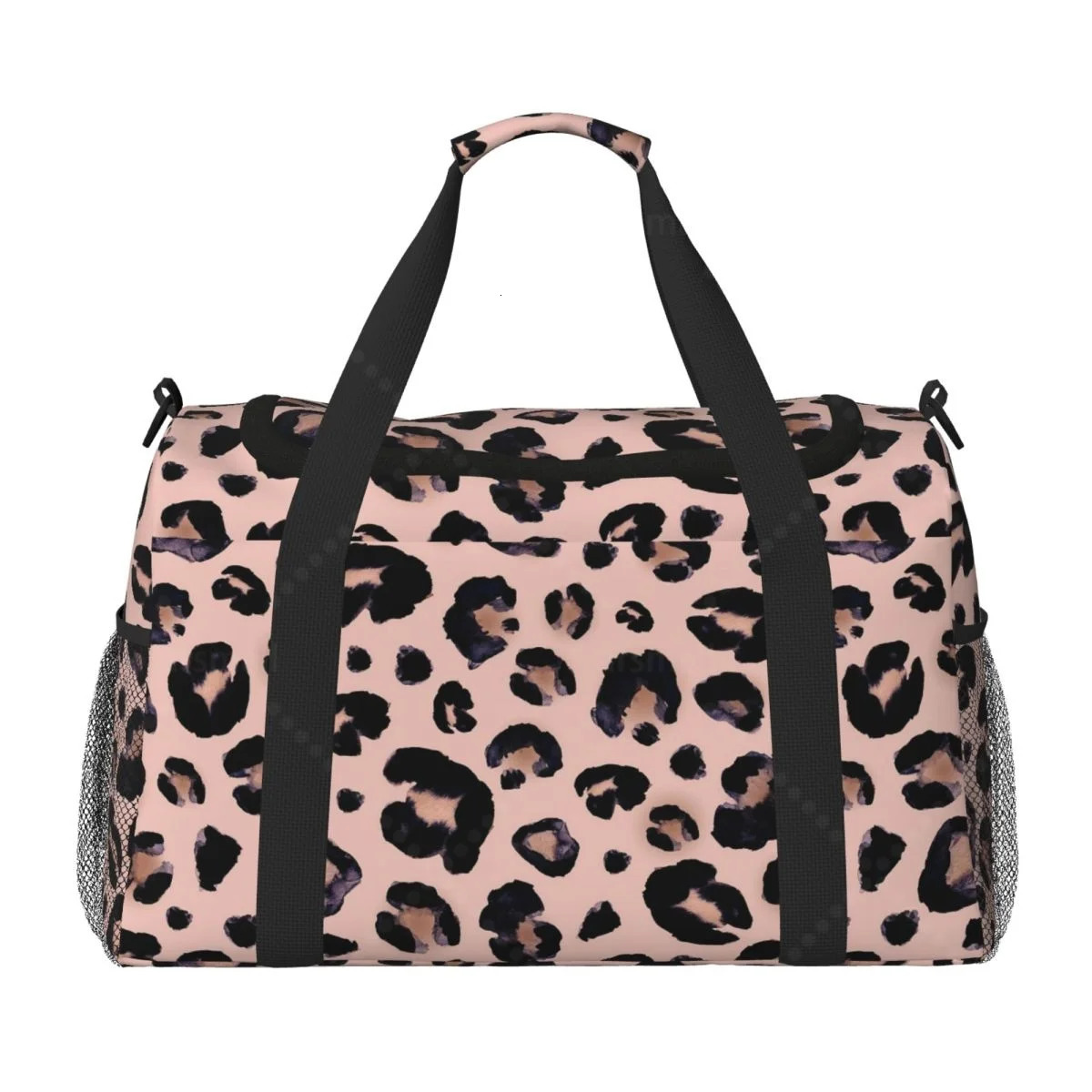 Leopard Print Stylish Hand Travel Bag Durable Tote for Daily Use Lightweight and Spacious 250624