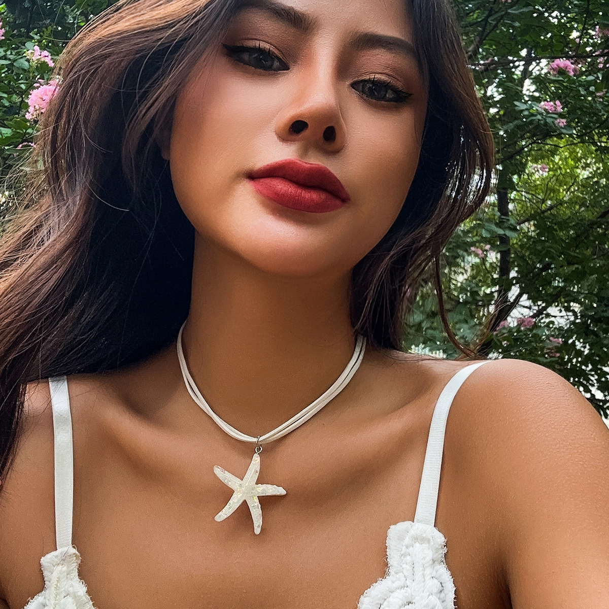 Accessories Personality DIY Starfish Tassel Beach Mermaid Bohemian Style New Necklace