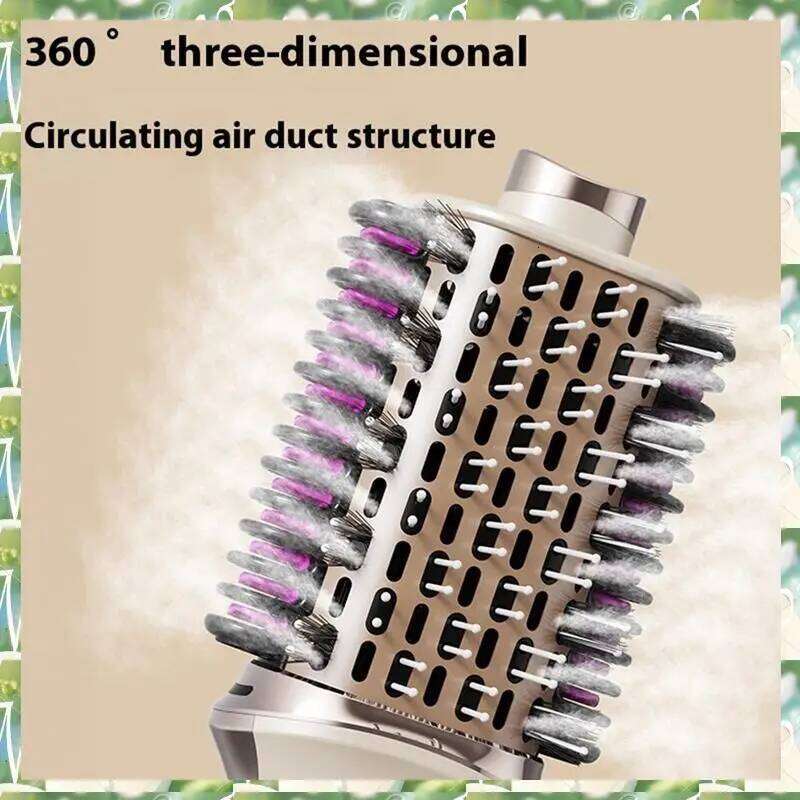 FIZP Multifunctional Curling Iron Blow Dryer Brush Professional Comb Straightening Suitable For All Hair Types EU