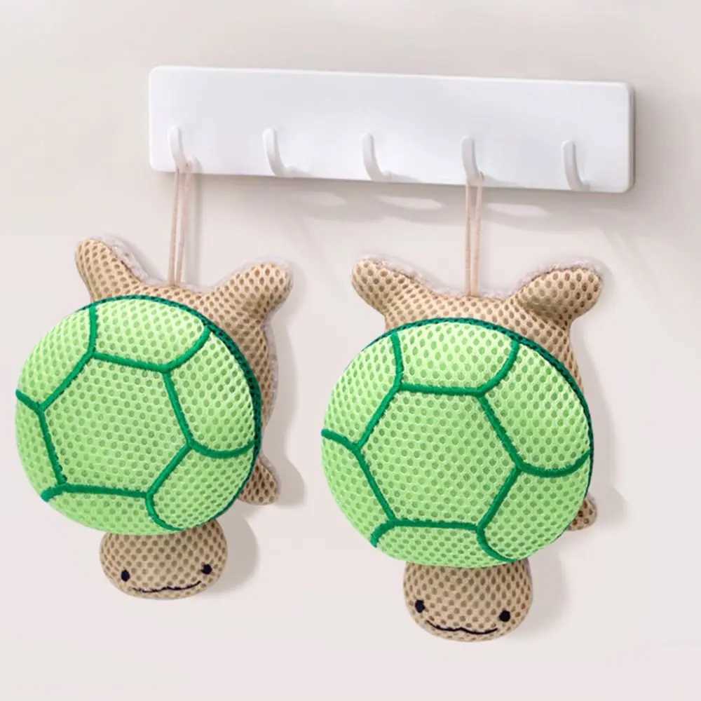 Bathing Tool Double-sided Turtle Bath Sponge Ball Portable Cute Body Scrubber Reusable Shower Bath Toy Elderly R250625