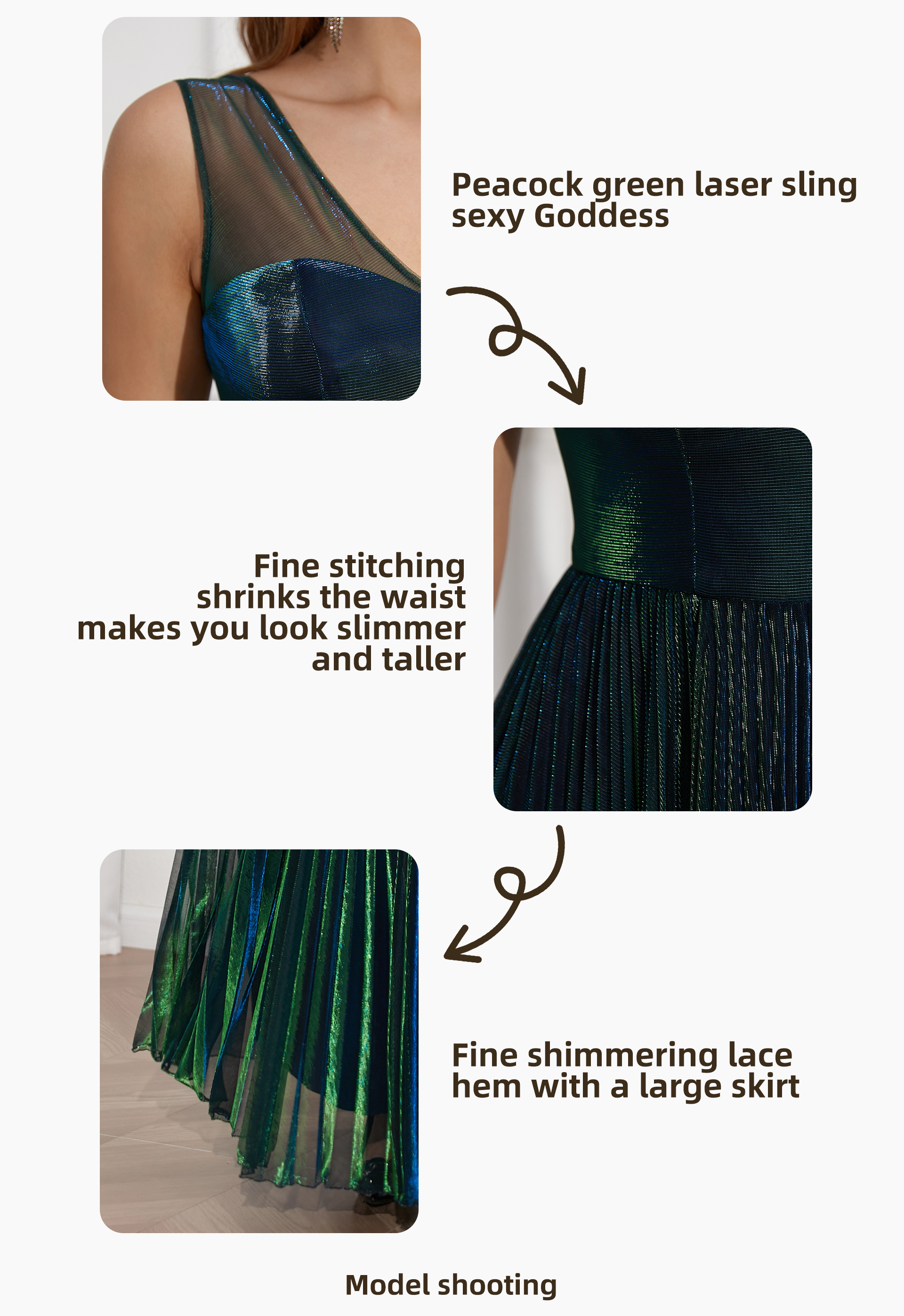 prom Ball dress fashion pleated sexy deep V sling dress tulle dress ball dress bridesmaid dress Prom Dresses