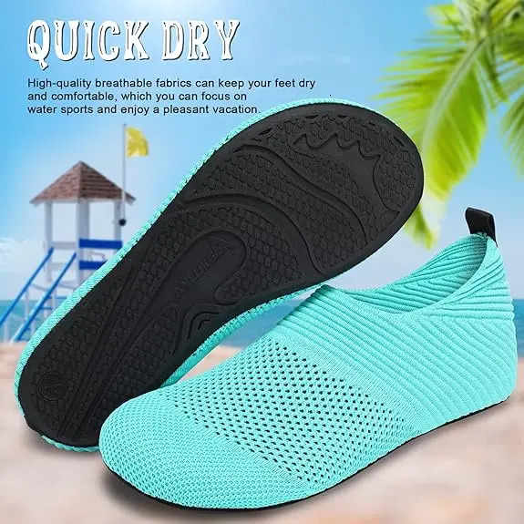Water Sports Shoes For Men Women Barefoot Quick-Dry Slip-On Aqua Socks Multi-Purpose Feather Water Shoes 250624