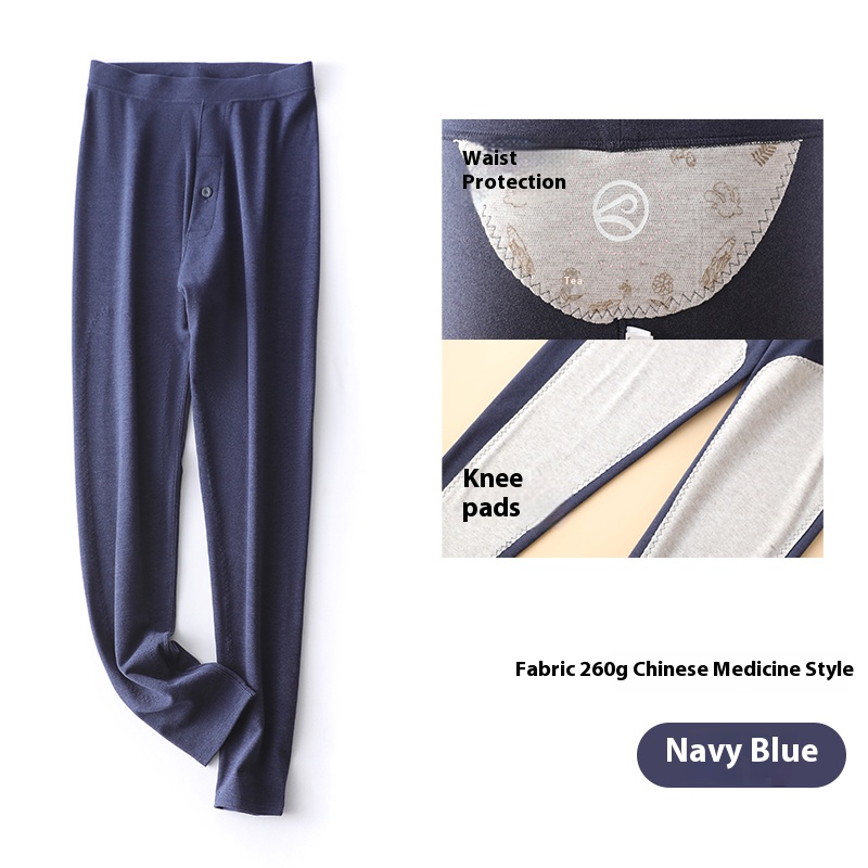 Men's slimming warm autumn trousers made of pure cotton, high elasticity and comfort Bottoms