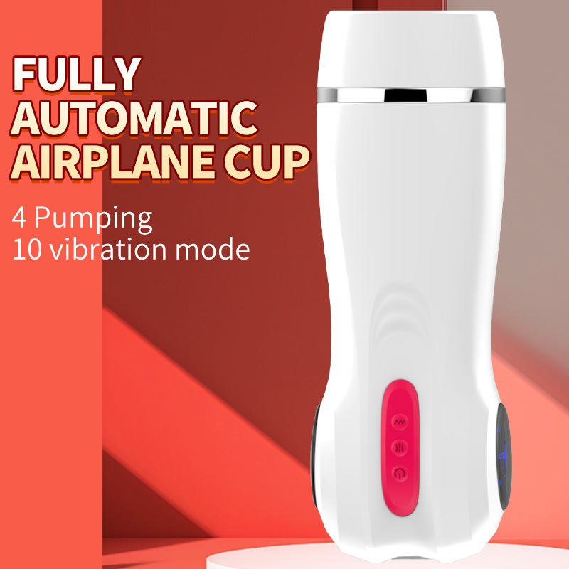 Haoqi Fun Heating Airplane Male Masturbator Adult Sex Toys Fully Automatic Suction Cup