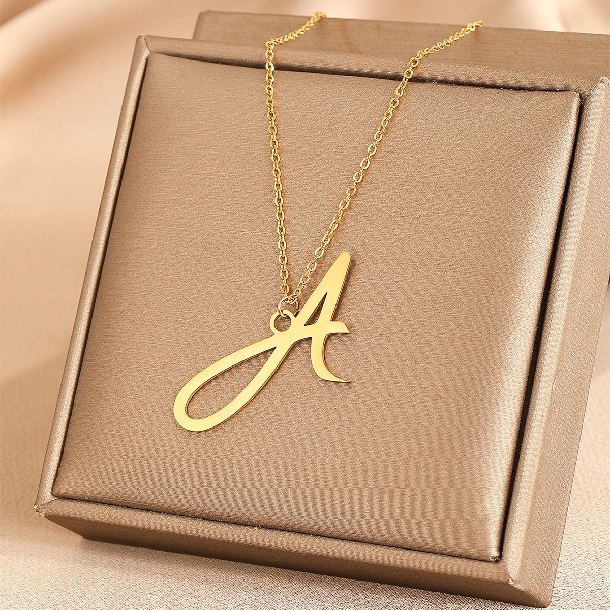 Love Initial 26 Letter Necklace Wedding Jewellery Initial Necklace Pendant