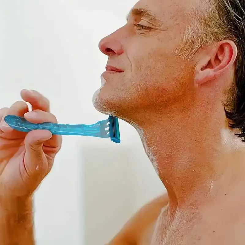 5/10 Pcs Stainless Razor Blades Disposable Stainless Steel Hospitality Quality Shavers High End Twin Blade Razors for Men W250625