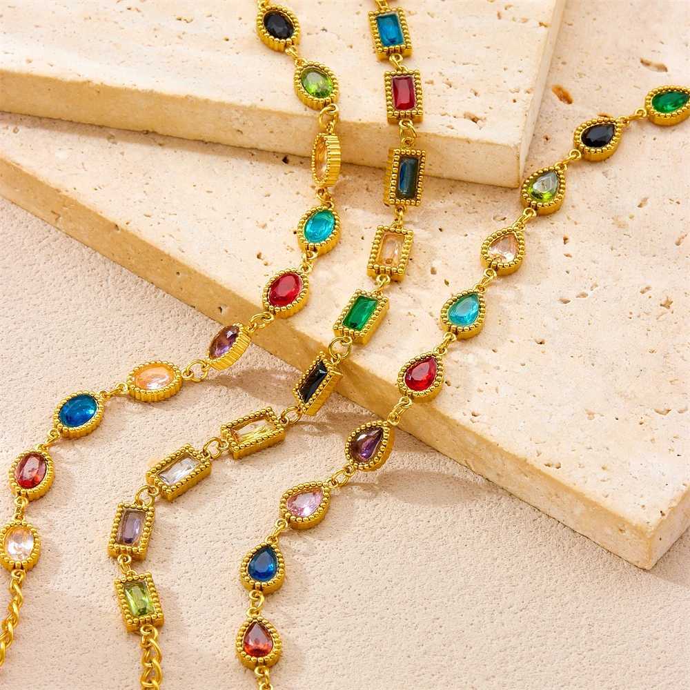 DIEYURO 316L Stainless Steel Flower Bowknot Multiple Pendants Bracelet For Women New Waterproof Wrist Chain Glamorous Gift X250625