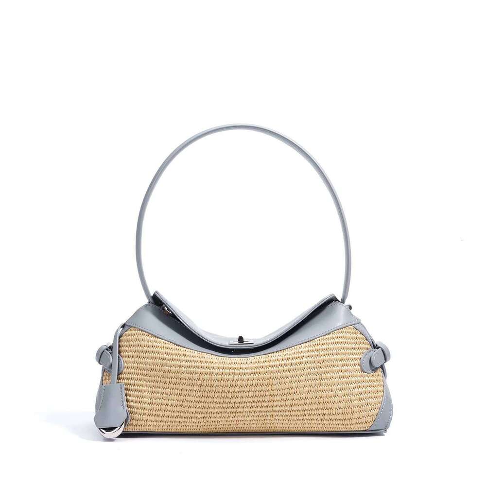 Luxurious Design Bags 2025 Handwoven Straw Beach Bag Large Capacity Crossbody Shoulder Tote Minimalist Summer Vacation Essentials Fashion Design