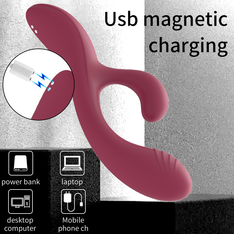 Adult Sex Toys Liquid Silicone Vibrator Magnetic Charging Female Masturbation Device Massager